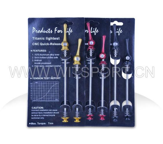 Bicycle quick release skewer with thin handlebar