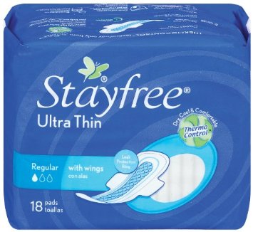 The use of sanitary pads